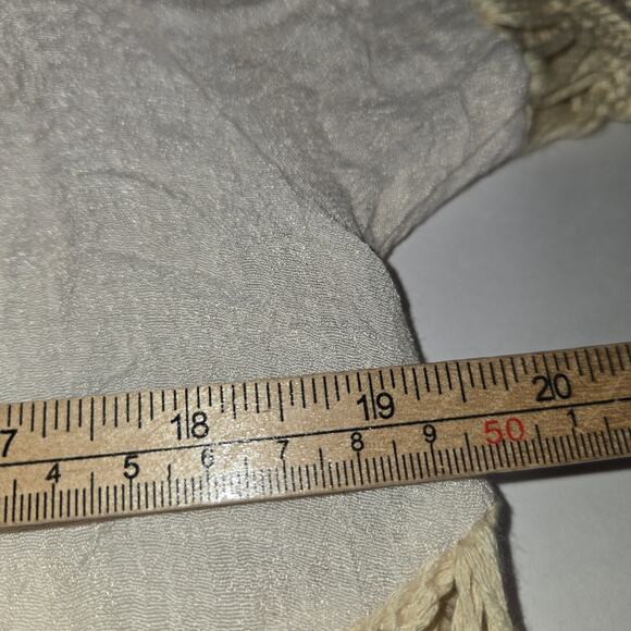 Wishlist Women S/M Top Crochet Flowy Vacation Tunic Travel Boho Hippie Festival - Picture 8 of 10